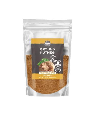 Birch & Meadow 2 lb of Ground Nutmeg, Traditional Spice, Rich & Warm 2 Pounds