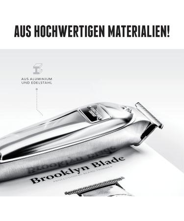 Brooklyn Blade - Professional Beard Trimmer | Stainless Steel 5 Attachments for All Lengths | Brooklyn Soap Company - International Shipping Available - Buy Online on GoSupps.com
