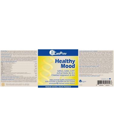 CanPrev - Healthy Mood 90 v-caps - Helps to Promote Healthy Mood Balance and Temporarily Promote Relaxation - Support Immune System - Buy Online on GoSupps.com