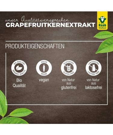 Raab Vitalfood Organic Grapefruit Seed Extract - Vegan Bioflavonoids 50 ml - Certified Raw Material from Southern Europe - Buy Online on GoSupps.com