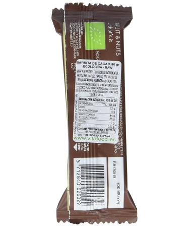 Buy Raw Bite Raw Food Bars Cacao Pack of 12 (50g each) | Healthy Snack | International Shipping - Buy Online on GoSupps.com