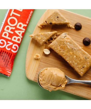 G2G Protein Bar - Peanut Butter Coconut Chocolate Whey Protein, Real Food, Gluten-Free, 8 Count (Pack of 8) - Buy Online on GoSupps.com
