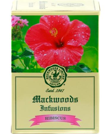 MACKWOODS HIBISCUS HERBAL INFUSION IN 25 ENVELOPED TEA BAGS - Buy Online on GoSupps.com