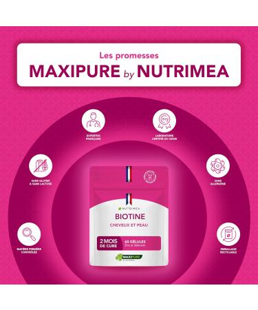  Laboratoires Nutrimea BIOTIN | Excipient-Free | Accelerates Hair & Nail Growth | With Vitamin B8 Pumpkin Seeds Zinc and Selenium | 6 - Buy Online on GoSupps.com