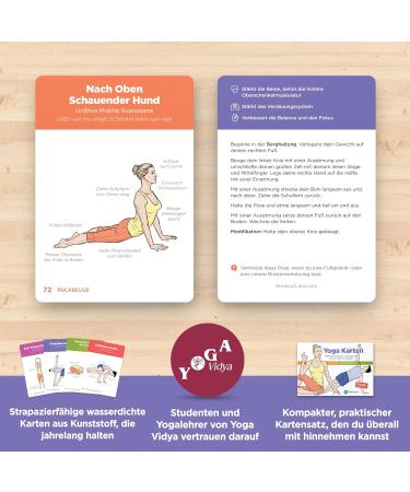 Workoutlabs Yoga Maps I & II Complete Set - Professional Learning Class Sequencing Practice Manual | Plastic Yoga Cards in Sanskrit & German for Kids & Parents - Buy Online on GoSupps.com