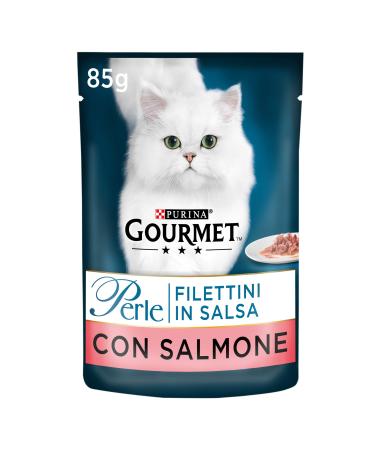 Purina Gourmet Salmon Fillet Pearls for Cats 24 x 85g Bags