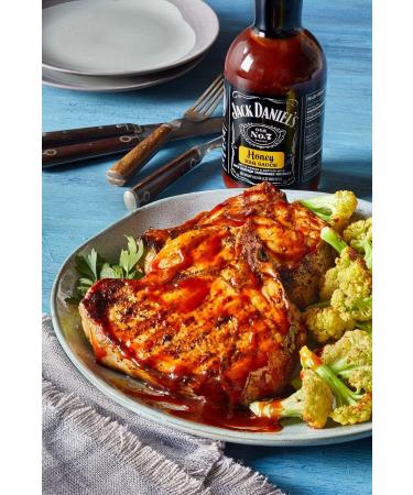 Jack Daniel Honey BBQ Sauce 553g - Gluten Free, No Preservatives - Barbecue Sauce Bottle - Buy Online on GoSupps.com