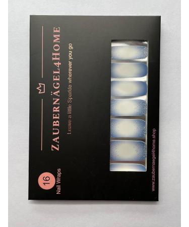 Zaubern gel4Home Nail Foils - 16 Pieces Vision Blue Nail Wraps for Stunning Nail Art | International Shipping - Buy Online on GoSupps.com