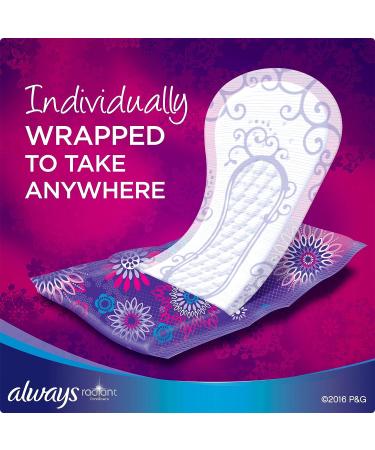 Always Radiant Pantiliners Regular Unscented 96 Liners - Pack of 2 (192 Count) - Buy Online on GoSupps.com