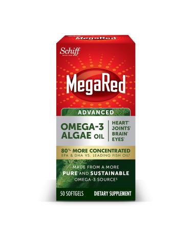 Schiff MegaRed Advanced Omega-3 Algae Oil 50 Softgels