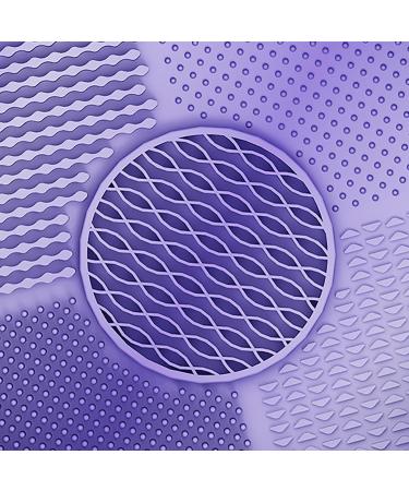 Make Up Sponge Cleaner 3 In 1 Silicone Countertop Makeup Cleaning Bowl - Cleaning Box with Handle Multifunctional Makeup Brush Cleaning Bowl for Cleaning Drying and Storage Huaxingda Purple - Buy Online on GoSupps.com