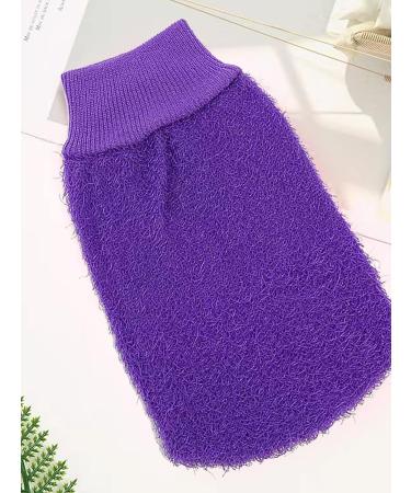 10 PCS Body Scrub Gloves for Shower - Soft Gentle Exfoliation for Smooth Glowing Skin (5pcs Purple & 5pcs Green) - Buy Online on GoSupps.com