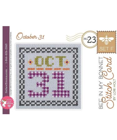 Sew Emma Bee in My Bonnet Stitch Card F Pattern - Shop Now - Buy Online on GoSupps.com