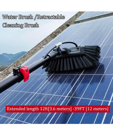 Telescopic Brush Window Cleaner Kit Water-Bearing Telescopic Rod Window Cleaning Rod Suitable for Photovoltaic Panel Cleaning for Home (Size : 20FT/6M) - Buy Online on GoSupps.com