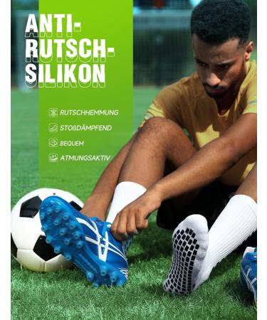 Buy Tanstc Grip Socks for Football Basketball & Yoga - Breathable Anti-Slip Unisex Sports Socks (39-46) - Perfect for Men & Women - Buy Online on GoSupps.com