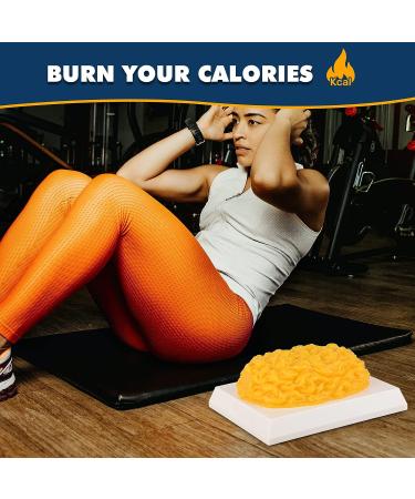 1 lb Human Body Fat Replica with Display Base - Ideal for Weight Loss Motivation & Nutrition Demonstrations - Buy Online on GoSupps.com