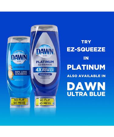 Dawn EZ-Squeeze Platinum Dish Soap + Non-Scratch Sponges Set | Refreshing Rain Scent | 3x18oz Bottles + 2 Sponges - Buy Online on GoSupps.com