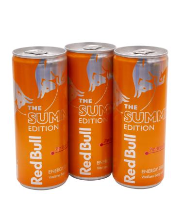 Red Bull Summer Edition Apricot – Strawberry – 3 cans of 250 ml