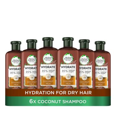 Herbal Essences Bio Renew Coconut Milk Moisturizing Shampoo 400ml Pack of 6