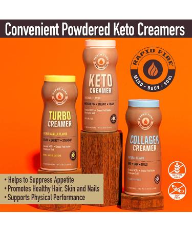 RAPID FIRE Ketogenic Creamer with MCT Oil - Weight Loss & Keto Diet  8.5 oz - Buy Online on GoSupps.com