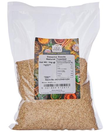 Old India Sesame Seeds Natural Toasted 1kg Sesame Seeds 1kg