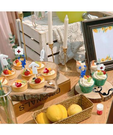 Nurse Cake Topper Nursing Cupcake Toppers Nurse Graduation Cake Decorations RN Theme Party Favors Nurse Decorations for Nursing Graduation Party Doctor Nurse Party Supplies (A) - Buy Online on GoSupps.com