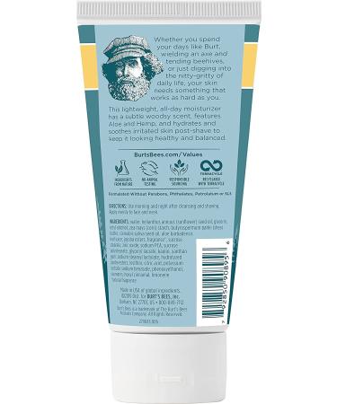 Burt's Bees Soothing Aloe & Hemp After Shave Moisturizer for Men - 2.5 oz - Buy Online on GoSupps.com