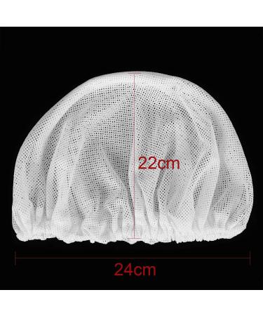 3PCS White Mesh Sleep Caps Bouffant Hair Nets - Women's Protective Night Cap - Buy Online on GoSupps.com
