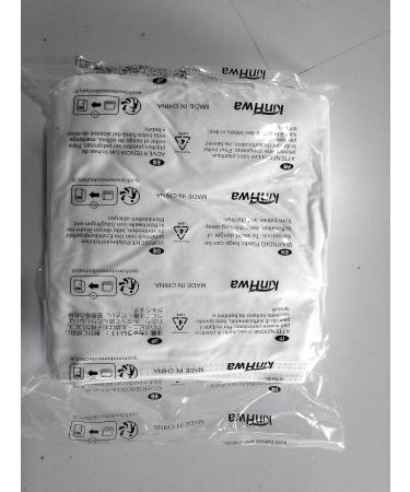 Kinhwa Microfiber Hair Turban Towels - Quick-Dry Super Absorbent Soft for All Hair Types - 3 Pieces 25cm x 65cm White - Buy Online on GoSupps.com