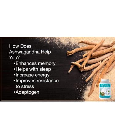 Firain Ashwagandha with Black Pepper - 1300mg for Enhanced Stress Reduction Increased Energy and Increased Absorption | Ayurvedic Adaptogen Blend for Calmness and Vitality - Buy Online on GoSupps.com