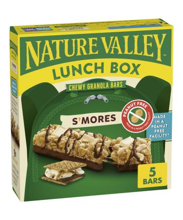 Nature Valley Bo te repas Chewy Barres de c r ales S'mores sans arachide 5 barres 130 4 g
