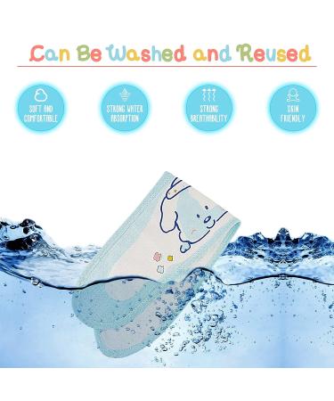 Retyion 4 PCS Cartoon Adjustable Baby Infant Umbilical Cord Cotton Belly Bands | 0-12 Months | Style 1 - Buy Online on GoSupps.com