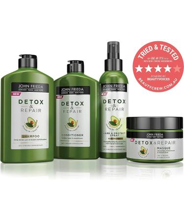 Detox & Repair Shampoo - 8.45 oz with Avocado Oil & Green Tea - Buy Online on GoSupps.com