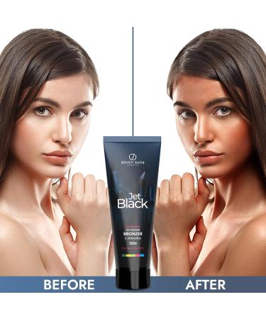 Jet Black Bronzing Lotion - 120x Dark Tanning Lotion for Tanning Beds | 250 ml/8.5 fl. oz - International Shipping - Buy Online on GoSupps.com