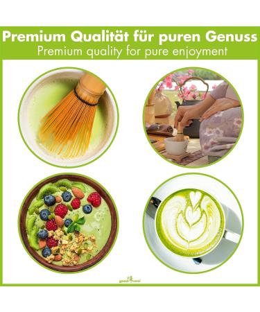 Organic Japanese Matcha Powder Tea - Premium Quality (100g) | International Shipping - Buy Online on GoSupps.com