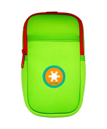 EPI-TEMP Epipen Insulated Case for Kids Adults Smart Carrying Pouch Storage Bag Powered by PureTemp Phase Change Material to Keep Epinephrine in Safe Temperature Range (Green)
