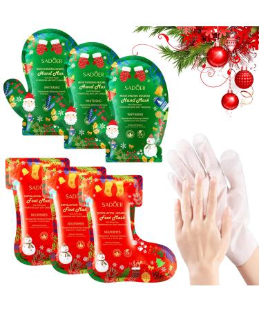 3 Paires Masque Pied + 3 Paires Masque Main MasquePieds Peeling Exfoliant Peeling Pied MasqueMain Hydratant Gant MasqueMain No l Foot Peel Mask MasquePieds Tr s Secs et Ab m s Peau Nourrissante