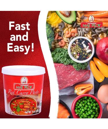Mae Ploy Red Curry Paste 400g - Buy Online on GoSupps.com