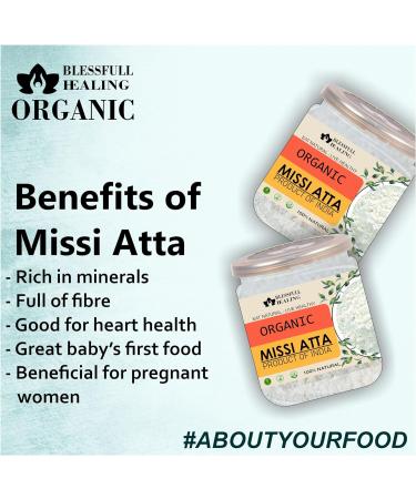 Blessfull Healing Organice MISSI Atta 1 lb (453 Gram) - Buy Online on GoSupps.com