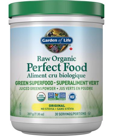 Garden Of Life Raw Organic Protein Unflavored 568g. & Raw Organic Perfect Food Green Superfood Original 207 gram."Raw Organic Perfect Food - Buy Online on GoSupps.com