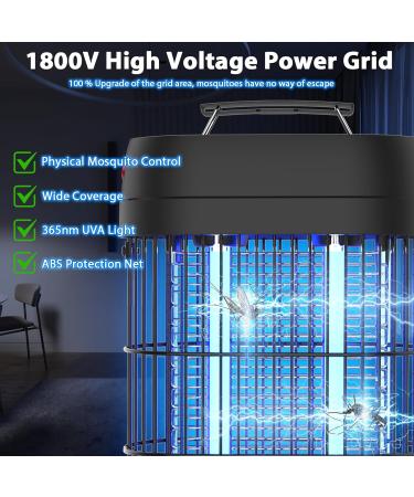 EuQQZZU Insect Killer - 22W Mosquito Trap Lamp with 1800V & 3 Advanced Mosquito Control Technologies | Perfect for Indoor & Outdoor Use - Buy Online on GoSupps.com