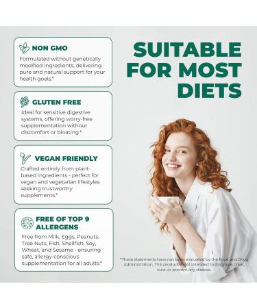 ELICORE Emergency Immune Support Supplement Vitamin C E B6 Zinc Elderberry Echinacea Garlic & Turmeric Immune Booster for Adults Gluten Free Sugar Free Vegan Friendly 60 Capsules - Buy Online on GoSupps.com