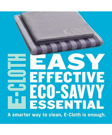 E-Cloth Stainless Steel Microfiber Cleaning Cloth Set - 2 Pack for Polishing & Cleaning - Gray & Silver - Buy Online on GoSupps.com