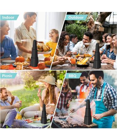 Table Top Fly Fans - Indoor Outdoor Fly Repellent Spinner with Holographic Blades (4 Pack) - Buy Online on GoSupps.com
