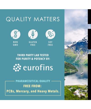 Norway Pure Omega-3 Fish Oil Softgels 2 400mg (90ct) - 4X Concentrated EPA & DHA Triple Distilled Burpless Wild Caught Skin & Hair Joints Heart Health - Buy Online on GoSupps.com