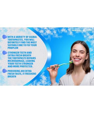 2X Signal Herbal Toothpaste for Gum Care - Reinforces & Protects Gums with Sage & Thyme - 100ml - Buy Online on GoSupps.com