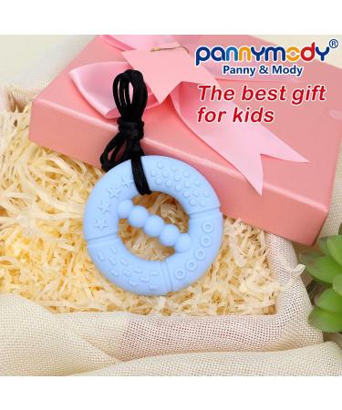 Panny & Mody Chewing Chain Necklace for Boys & Girls - Sensory Chewable Jewelry & Silicone Bite Ring for Autism & ADHD | Gray - Buy Online on GoSupps.com