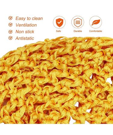 Lurrose 10pcs Mesh Crochet Hair Net Cap - Rayon Snood Hat for Women - Short Hairnet Snoods Cover Ornament - Ideal for Sleeping - Buy Online on GoSupps.com