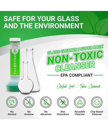 KLEAR Kryptonite Multipurpose Glass Cleaner | 5-in-1 Cleaning Combo | Alcohol-Free & Glass Friendly | Coat Relax Rines | 9 oz - Pack of 2 - Buy Online on GoSupps.com
