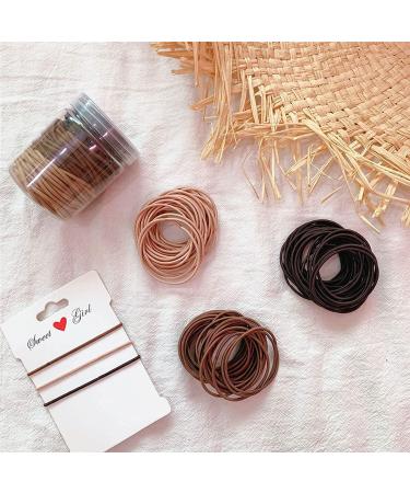 100pcs Women's Elastic Hair Band Ties - Ponytail Holders for All Hair Types - Buy Online on GoSupps.com